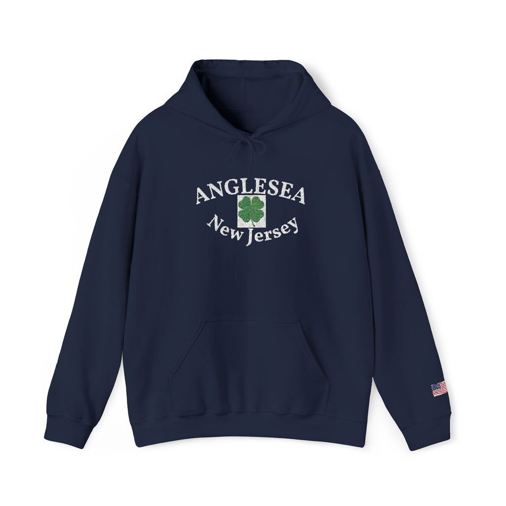 Embroidered Anglesea NJ Hooded Sweatshirt