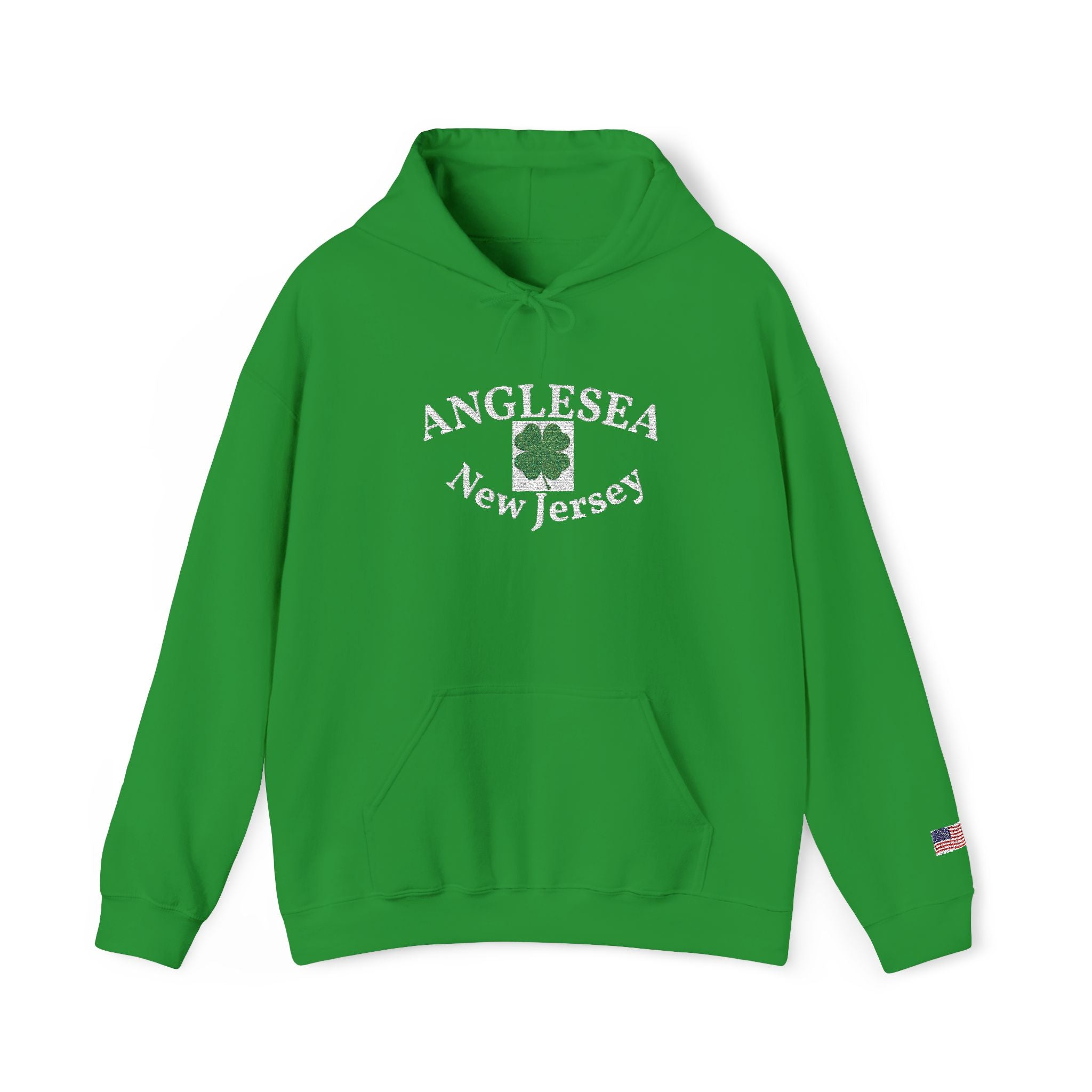 Embroidered Anglesea NJ Hooded Sweatshirt