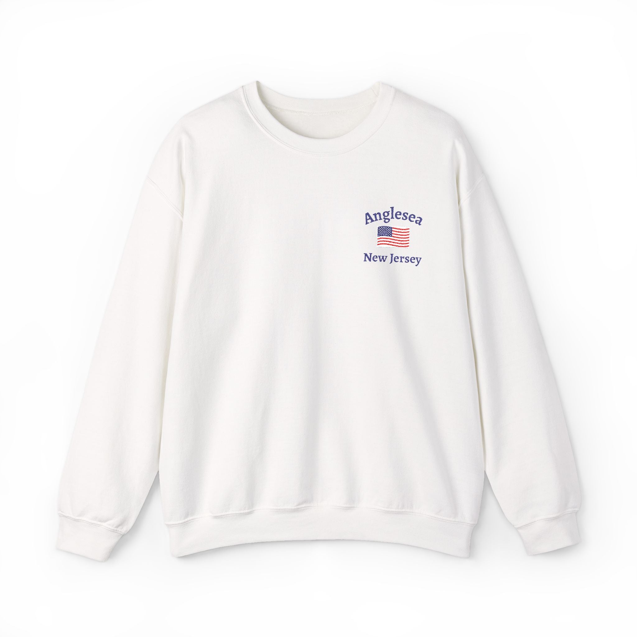Anglesea New Jersey Crewneck Sweatshirt — Coastal Vintage Graphic