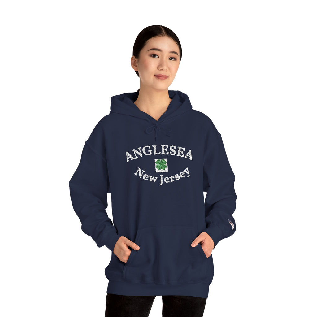 Embroidered Anglesea NJ Hooded Sweatshirt