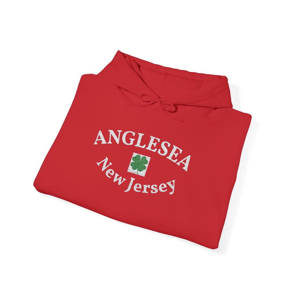 Embroidered Anglesea NJ Hooded Sweatshirt