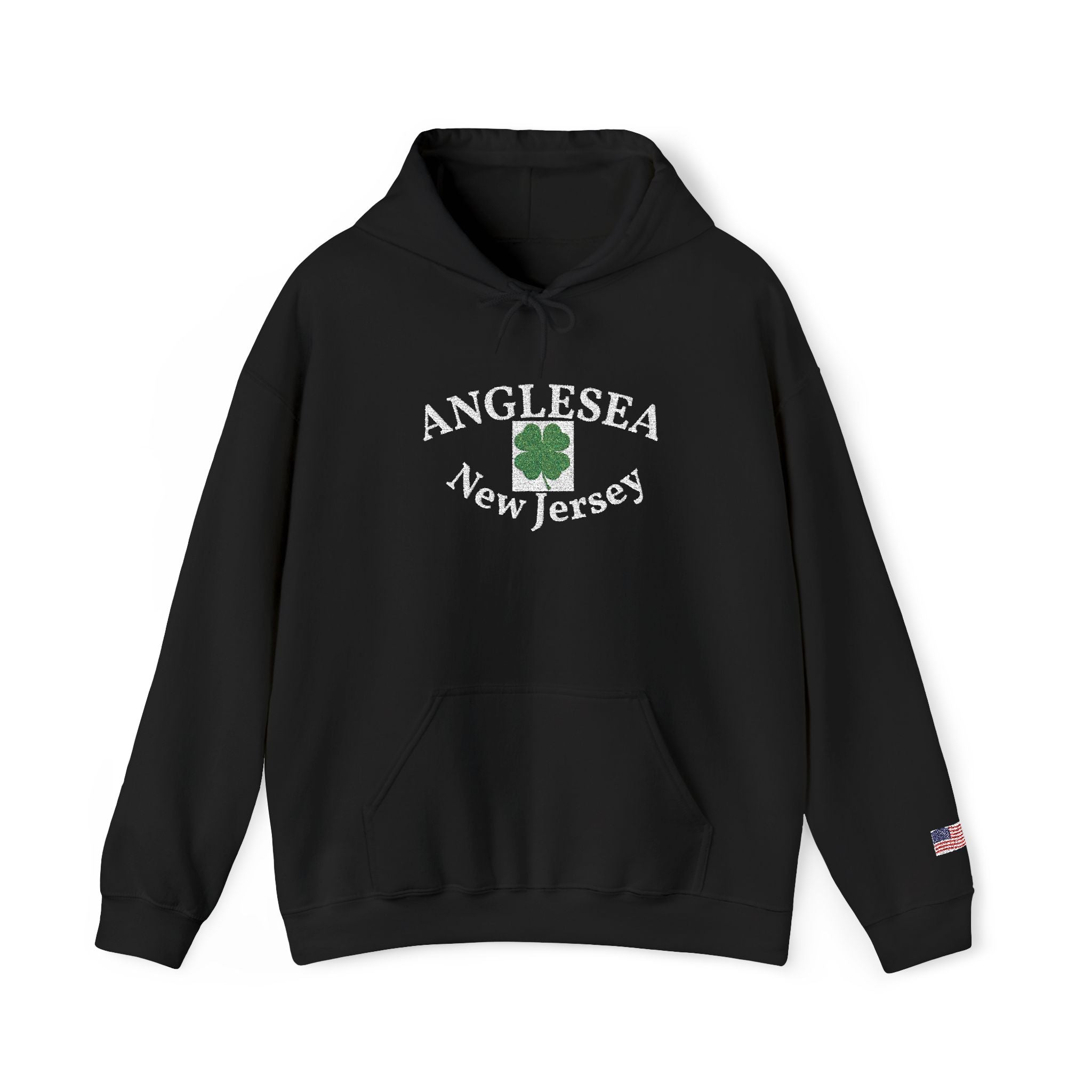 Embroidered Anglesea NJ Hooded Sweatshirt