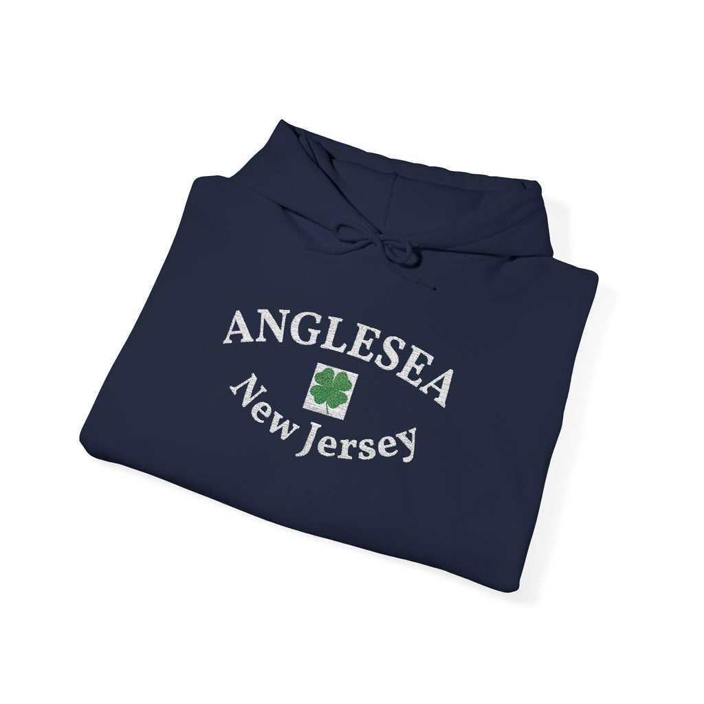 Embroidered Anglesea NJ Hooded Sweatshirt